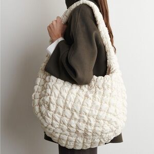 COS OVERSIZED QUILTED CROSSBODY BAG